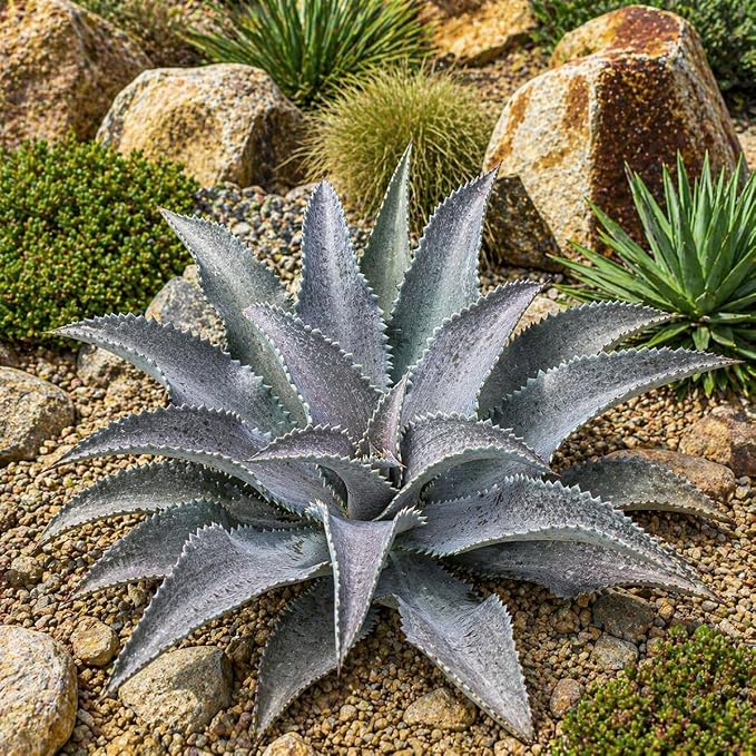 Mangave 'Purple People Eater' (1.5" Plug) - Live Succulent Plant, Agave Like Rosette, Colorful Desert Plants for Home Garden Decor, Beginner-Friendly Live Plants