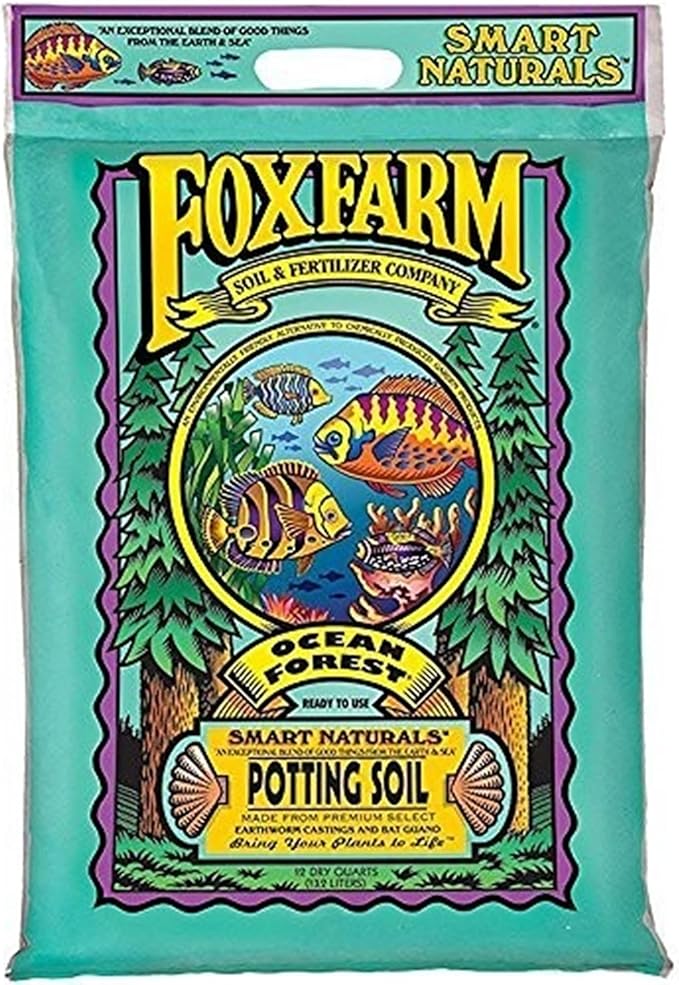 FoxFarm Happy Frog 2 Cu.ft Potting Soil + Ocean Forest 12qt Potting Soil