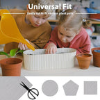 15 Pcs Flower Pot Hole Mesh Pad 11.8x7.8 Inch Bosai Plant Mesh Drainage Screen Prevent Soil Loss Bottom Grid Mat Gardening Essentials