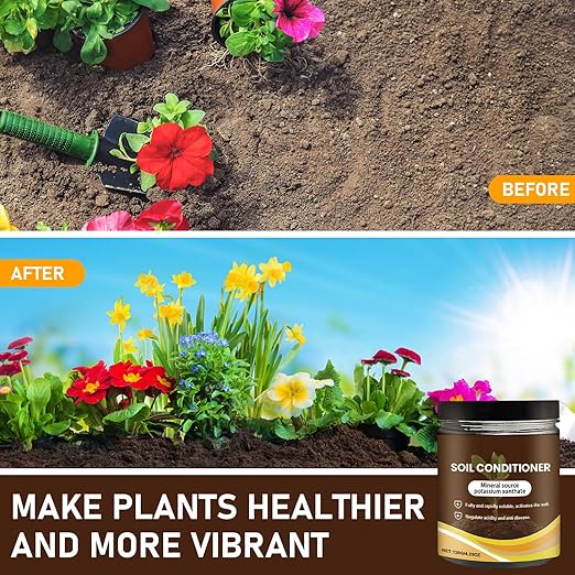 2Pcs Soil Activator, Soil Pro Activator,Organic Soil Activators and Plant Fertilizers,Liquid Fertilizer for Indoor & Outdoor Plants Premium Soil Activated Treasure for Potting Mix and Seedling Compost