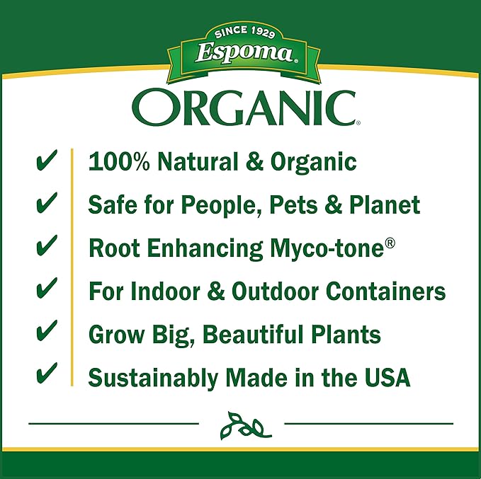 Espoma Organic Vegetable & Flower Garden Soil Natural and Organic in Ground Planting Mix. Use When Planting & Transplanting. for Organic Gardening. 1 Cubic Foot Bag - Two Pack