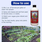 Neptune’s Harvest Organic Tomato & Vegetable Plant Fertilizer (2-4-2) - Liquid Plant Food w/Fresh Fish, Seaweed, Molasses, Yucca Extract, & Humic Acids - for Vegetable Garden (Pint)
