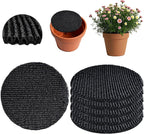 3Pcs 12inch Round Pot Mesh Drainage Discs Double Layer Plant Pot Hole Insert Pads Cutable Bonsai Pot Bottom Grid Mat Mesh Reusable for Indoor Outdoor Potted Plant Prevent Soil Loss Keep Roots Healthy