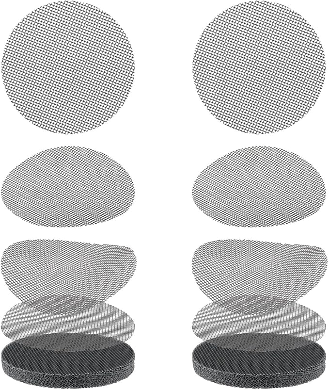 Bonsai Mesh for Plant Pot Drainage Screen 2 Inch, 50 Pcs Plastic Round Flower Pot Hole Mesh Screen Cover Pad for Nursery Planter Bottom Drainage Inserts Grid Mat for Potted Succulent