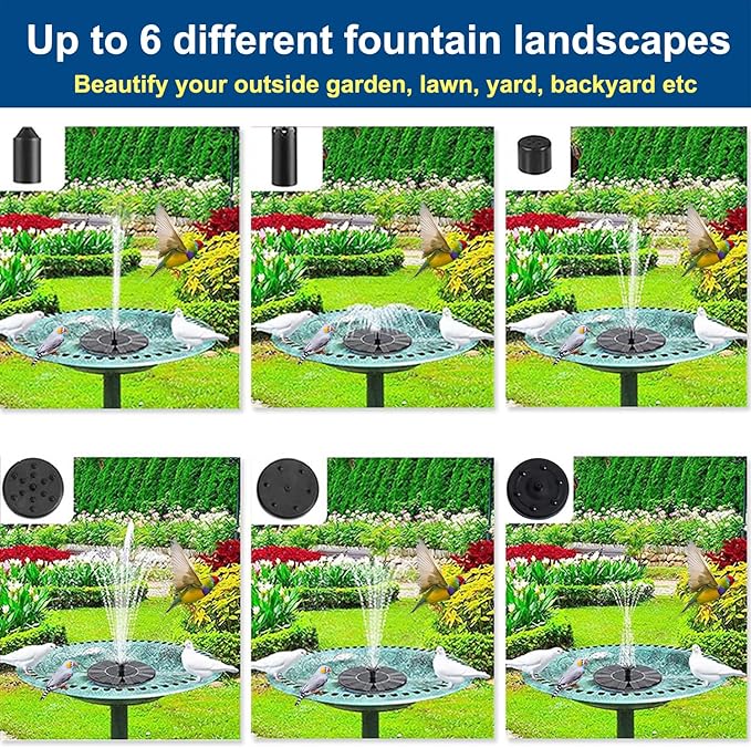 Bird Bath for Outside, Large 28 inch Tall Birdbaths for Outdoors with Solar Water Fountain, Plastic Retro Green Bird Baths Bowl for Outdoor Garden Lawn Yard Patio Hotel Landscape Decor - Wide 20"