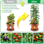 Legigo 4 Pack Square Tomato Cages- 60 Inch Heavy Duty Tomato Trellis for Climbing Plants Outdoor, Tomato Plant Support Stakes Cage Garden Trellis for Garden Raised Garden Bed Cucumbers Vegetables