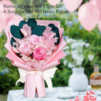 Bonsion Preserved Flowers Gifts for Women, Flower for Delivery, Pink Roses Gifts fo Her, Preserved Roses Bouquets, Birthday Gifts for Grandma, Mothers Day Flowers for Wife