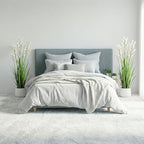Fake Plants Home Decor Fake Flowers Artificial Plants Outdoor Tall Grass Plant Artificial Pampas Grass Decor Artificial Plants Indoor Fake Grass Living Room Decor Artificial Grass 36“2PCS White