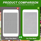 10pcs Flower Pot Hole Mesh Pad, 11.8x7.8 Inch Bonsai Mesh Drainage Screens Plant Pot Drainage Mesh Plant Screen Mesh Preventing Soil Leakage
