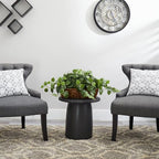 Nearly Natural 34in Artificial Pothos Ivy Plant with Ledge Basket Faux Trailing Cascading Greenery for Indoor Home Decor