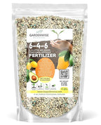Gardenwise 6-4-6 Avocado and Citrus Tree Professional Fertilizer Plant Food for Outdoor/Indoor Gardening; Quick-Release Nitrogen Fertilizer; Orange, Lime, Avocado and Lemon Tree Fertilizer (4 QUARTS)