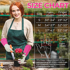 HANDLANDY Rose Pruning Gardening Gloves for Men & Women, Thornproof Long Gauntlet Gloves, Pigskin Leather - Breathable & Durability (Small)
