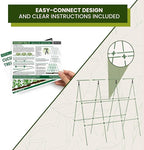 50x50 Cucumber Trellis for Raised Bed - A Frame Garden Trellis for Climbing Plants Outdoor - Cucumbers, Pea, Zucchini, Squash,Tomato, Green Bean, Vine, Watermelon, Melon, Pumpkin