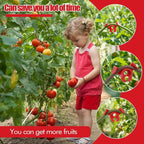 Nogeqi 60 Pcs Plant Training Clips, 90 Degrees Bud Clips, Low Stress Training Clip, Plastic Plant Bender Clip (Circle Style,Red)