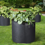 6-Pack 12 Gallon Grow Bags, 300G Thickened Nonwoven Plant Fabric Pots with Reinforced Handles for Garden Indoor Outdoor