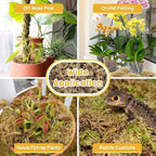 Legigo 3.3LBS Premium Sphagnum Moss for Plants- 60QT Natural Succulent Carnivorous Plant Moss Dried, Long Fiber Orchid Moss for Orchid Repotting Succulent Sarracenia Potted Plants Gardening & Reptiles