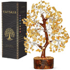 Yellow Aventurine Crystal Tree, Crystals and Stones, Crystal Tree for Positive Energy, Room Decor, Office Decor, House Warming Gifts New Home