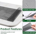 Plastic Mesh Soil Protector with Ground Stakes 10Pcs – Plant Pot Covers Indoor Plant Protector from Cats and Outdoor Garden Cover from Animals, 12 Inch