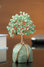 Crocon® Green Aventurine Crystal Tree, Birthday Gifts for Women, Men & Friends, Green Aventurine Stone Base Tree of Life Decor for House, Sister Gift, Birthday Gifts for Mom & Dad, House Warming Gift