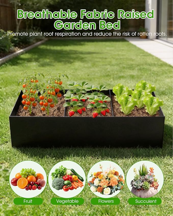 Cucumber Trellis with Grow Bags for Garden, U Frame Garden Trellis for Climbing Plants, Metal Plant Trellis with Garden Netting for Vegetables Flowers Fruits(4 Arches)(U-Shape)