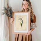 May Birth Flower Art Print - 11x14 (Unframed) | Capturing the Splendor of the May Birth Flower | Decor Accent for Birthdays and Special Occasions | Living Room Décor | Modern Home Décor