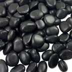 FANTIAN 40 lbs Black River Rocks for Outdoor Landscaping, 1-2 Inch Decorative Black Pebbles Stones for Planter, Garden Rocks, Vase, Home Décor, Plant Rocks, Paving Stones and Fountain