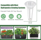 Spinach Seed Pods Kit for Hydroponic, 12 Pods Grow Anything Hydroponics Kit for Indoor Garden, Hydroponics Supplies with 12 Grow Sponges, 12 Plant Baskets, Spinach Seeds - 12 POD