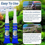 1DFAUL Aquarium Glue Fish Safety, 25Pcs Coral Reef Glue for Plants Moss, Coral, Stone, Wood Aquascaping, Quick Drying (25)