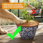 Coco Coir Mulch for Landscaping, 24 Inch Coconut Liners for Planters, 3 Pcs Coconut Fiber Tree Ring, Plant Covers from Animals,Dirt and Tree Protectors