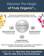 Organic Plant Magic - Truly Organic™ Easy to Use Soluble Plant Food Shaker: All-Purpose Fertilizer Concentrate for All Flower Vegetable Herb Fruit Tree Indoor Garden & House Plants [One 3 oz Shaker]