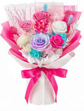 Eterfield Flowers for Delivery Prime, Mother's Day Forever Flowers Bouquet, Preserved Hotpink Roses Birthday Gifts for Her Women Wife Mom Grandma Anniversary Valentines Day Christmas