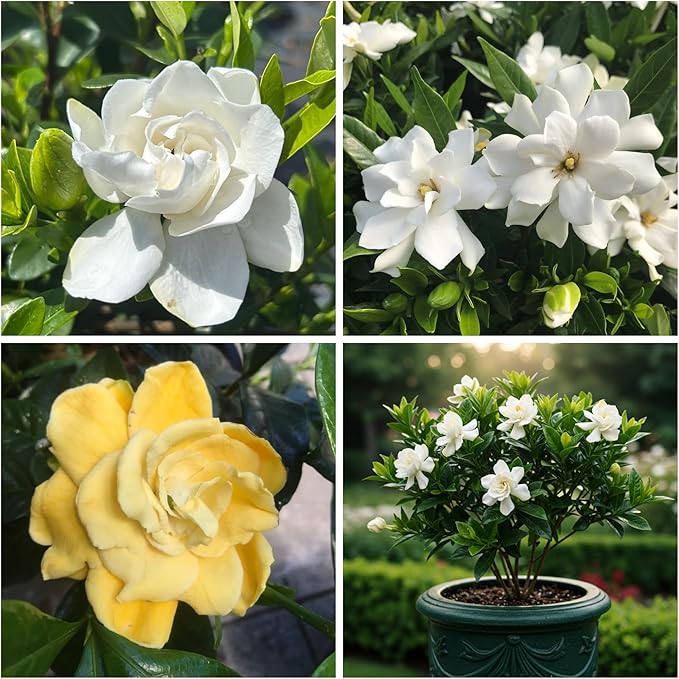 250+ Gardenia Jasminoides Seed Cape Jasmine Climber Vine Lovely White Flowers Highly Fragrant Spectacular Display Garden Outdoor Home