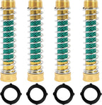 Hourleey Garden Hose Protector, Hose Extension Adapter with Coil Spring (4 PCS)