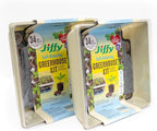 Jiffy Seed Starter Tray Kit - Self-Watering, High Germination Rate, Seedling Tray - 2 Pack, Peat/Plastic