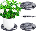 4PCS Plant Level Pot Elevator, Plant Stands, 12inch Plant Pot Saucer for Prevent Rot and Damage on Patio & Deck (30cm-4pcs, Black)