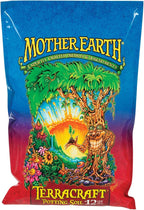 Mother Earth Products Terracraft Potting Soil, All Purpose Potting Soil For All Plants, Flowers, Vegetables And Tomatoes, 12 Qt., Natural