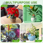 M METERXITY 1-Pack Water Spray Acrylic Stakes 4 Inch Bird Garden Decoration Ornament Potted Plant Decorative Signs for Flower Pot/Planter/Yard/Patio/Outdoor/Indoor[Water Spray Pot]
