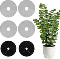 6-Pack Plant Pot Grids- 11.8 Inch Cuttable Mesh Flower Plant Pot Soil Covers -Protectors from Animals - Plant Protector Ring for Indoor Outdoor Garden Plant Landscaping