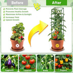 Legigo 2 Pack Square Tomato Cages- 60 Inch Heavy Duty Tomato Trellis for Climbing Plants Outdoor, Tomato Plant Support Stakes Cage Garden Trellis for Garden Raised Garden Bed Cucumbers Vegetables