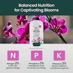 32oz Orchid Fertilizer - Makes 64 Gallons of Orchid Food, Indoor Plant Fertilizer for Orchids Indoors & Outdoors, Indoor Plant Food with Micronutrients for Vibrant Blooms and Strong Roots
