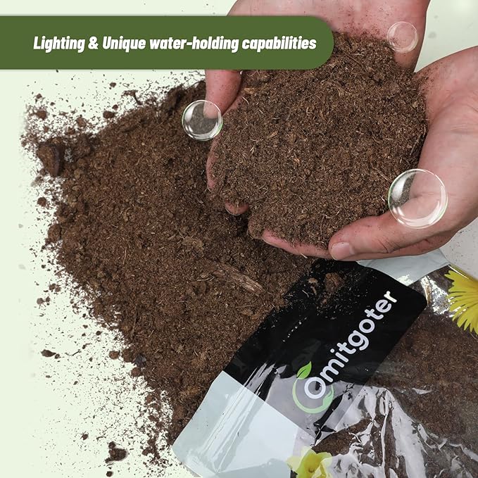 Sphagnum Peat Moss for Plants 2qt, Organic Garden Growing Soil Amendment and Media for Flowers, Vegetables, Herbs, Orchid, Indoor Houseplant