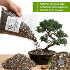 Avalution Bonsai Soil 9QT,Organic Bonsai Soil Mix Perlite,Lava Rock,Pine Bark,Clay Pebbles for Indoor Plants,Premium Fast Draining Pre Mixed Potting Soil for Bonsai Trees Repotting