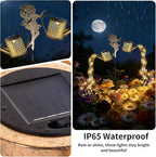 SRNPMIU Solar Watering_Can Light - Solar Yard Decorations Outdoor,Garden Decor Lights for Yard,IP65 Waterproof Hanging Lantern Lights,Outside Garden Flower Bed Decor Light for Moms Birthday 2PCS