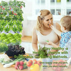 FLTRGO Hydroponic Garden Tower, Vertical Hydroponic Indoor Growing System,Hydroponic Tower Growing Sytem, Multi-Layer Grow Tower for Grow Herbs, Fruits, Vegetables,10floors