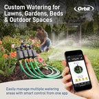 Orbit 21207 B-hyve Gen 2 Smart Hose Watering Timer, 4-Pack with Wi-Fi Hub and Hose Y Splitter