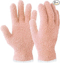 Evridwear Microfiber Gloves for Plant Dusting,Reusable Leaf Cleaning Glove for Houseplants,Blinds,Furniture and Small Objects