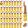 Fly Strips Trap Indoor Sticky Hanging, 40 Pack Fly Paper Traps Outdoor, Flies Tape Paper Ribbon Rolls for Home Kitchen, Fruit & Bug Gnat Catchers for Inside, Killer for Winged Insect