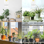 4Pcs Self Watering System for Plants While Away on Vacation, Plant IV Water Bag, Indoor Plant Watering System Device, 30 Days Automatic Plant Waterer Drip Irrigation Kit for Potted Plants