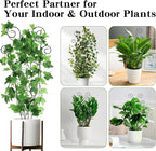 ZOUTOG Trellis for Climbing Plants Indoor 4 Pack 30 Inch,Rustproof Metal Garden Trellis for Potted Plants,Sturdy Houseplant Support Indoor Outdoor for Ivy Pothos Monstera Hoya Flower Vine (Black Moon)