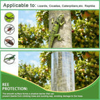 Extra Thick Tree Trunk Protector Guard-79 L x 15.9" W PET Plastic Wrap for Iguana & Cat Prevention, DIY Plant Greenhouse Including Waterproof Transparent Acrylic Double-Sided Adhesive